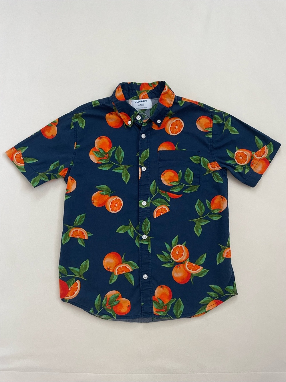 Old Navy Button-Up with Oranges